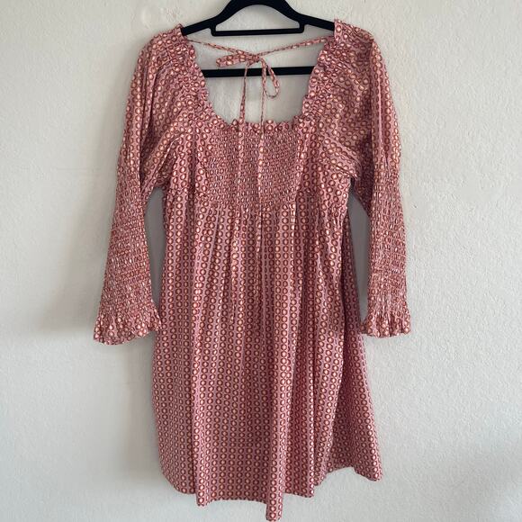 Free People Women's Star Dip Mini Dress Glass Roses Combo NEW - Size S - Picture 8 of 8